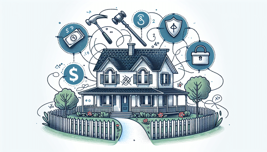 Illustration of a house with various homeownership costs - Home Buyers Guide